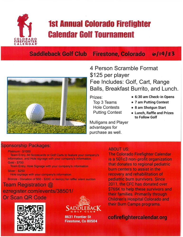 CFC Golf Tournament Flyer